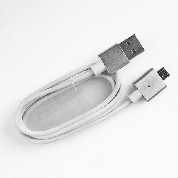 Magnetni podatkovni kabel MicroUSB - srebrn