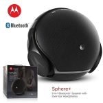 MOTOROLA bluetooth zvočnik Sphere + 2v1 s prenosnimi bluetooth slušalkami