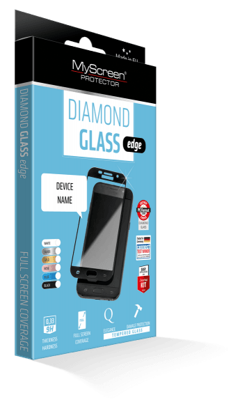 My Screen protector ZAŠČITNO KALJENO STEKLO Samsung Galaxy J7 2017 J730 - DIAMOND GLASS EDGE - črn