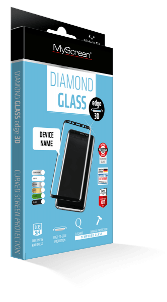 My Screen protector ZAŠČITNO KALJENO STEKLO Huawei P Smart - DIAMOND GLASS EDGE 3D - bel