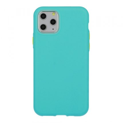 Silikonski ovitek NEON za iPhone 12 mini - mint