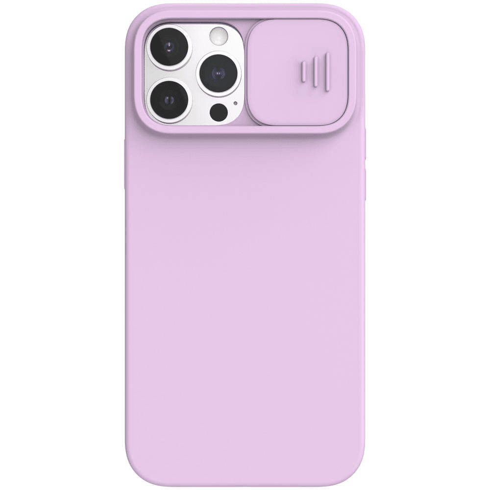 Onasi Lens Cover silikonski ovitek zaščita za iPhone 16 Pro Max - vijola