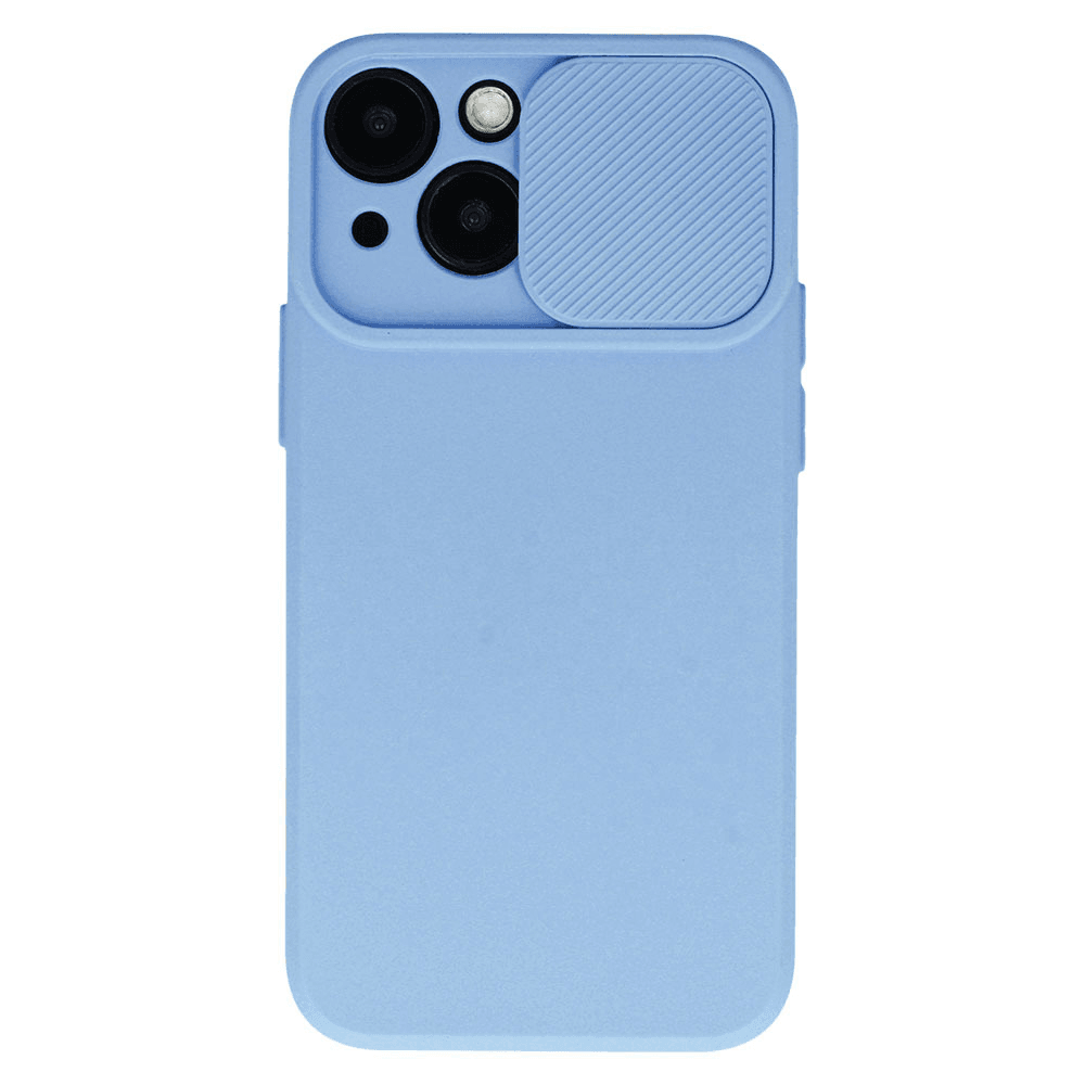 Onasi Lens Cover silikonski ovitek zaščita za iPhone 13 6.1 - svetlo moder