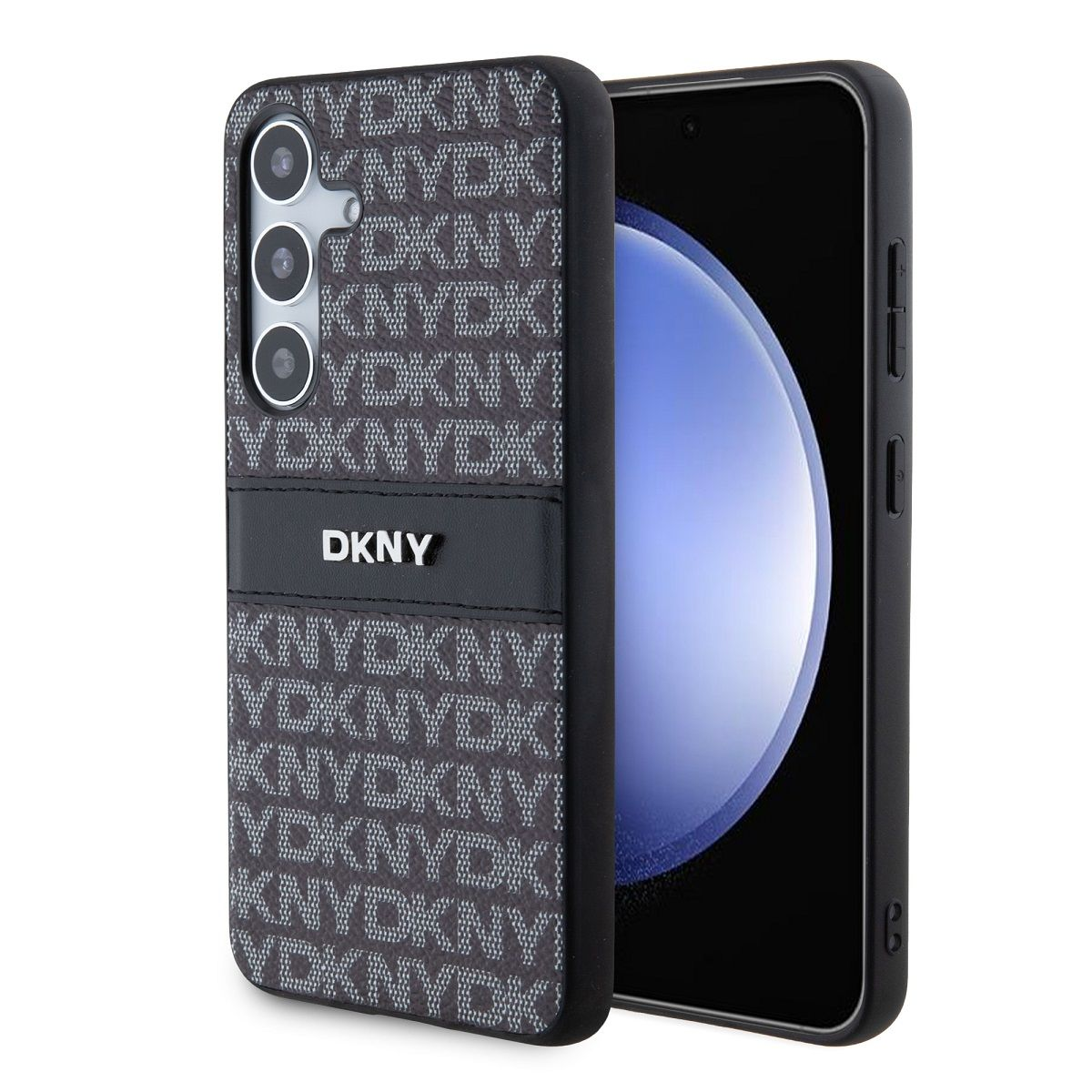 Originalen DKNY ovitek za Samsung Galaxy S24 5G - črn - DKHCS24SPRTHSLK