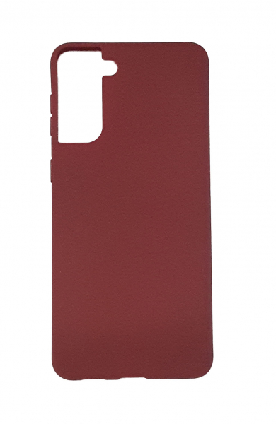 Silikonski ovitek za Samsung Galaxy S21 Plus G996 - mat bordo rdeč