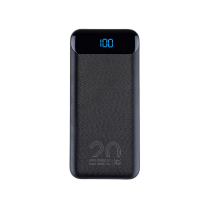 RIVACASE zunanja baterija powerbank 20.000 mAh VA2580 Quick Charge / PD 20W z LCD-jem črn