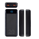 RIVACASE zunanja baterija powerbank 20.000 mAh VA2580 Quick Charge / PD 20W z LCD-jem črn