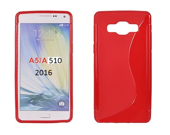 S silikonski ovitek Samsung Galaxy A5 2016 A510 rdeč