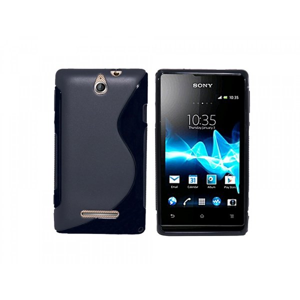 S silikonski ovitek SONY Xperia M2 črn