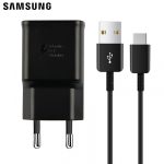 SAMSUNG HIŠNI POLNILEC EP-TA200BBE 15W z USB Type C EP-DG970BBE - črn