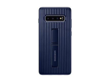 SAMSUNG original ovitek EF-RG975CBE za SAMSUNG Galaxy S10 Plus G975 Rugged - učinkovita zaščita - navy