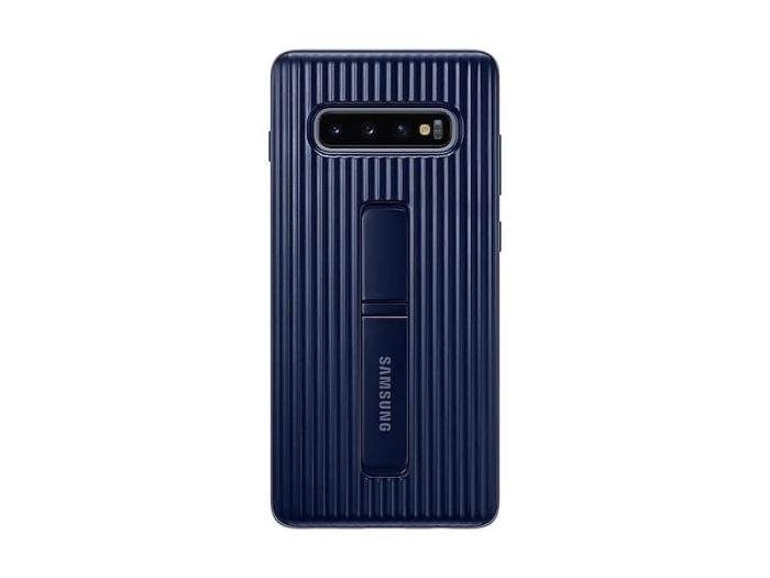 SAMSUNG original ovitek EF-RG975CBE za SAMSUNG Galaxy S10 Plus G975 Rugged - učinkovita zaščita - navy