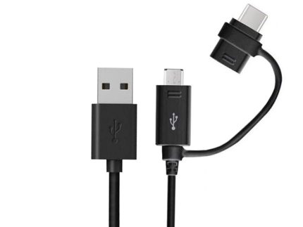 Samsung original podatkovni kabel EP-DG950DBE Combo Type C ali MicroUSB na (USB)