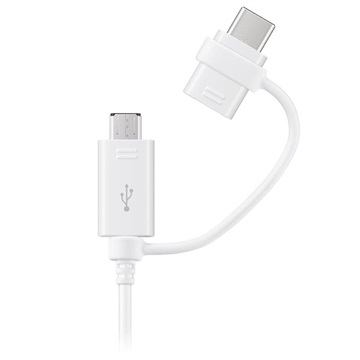 Samsung original podatkovni kabel EP-DG930DWE Combo Type C ali MicroUSB na (USB)