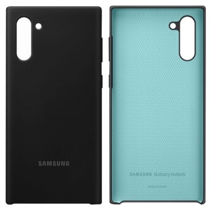 SAMSUNG original silikonski ovitek EF-PN970TBE za SAMSUNG Galaxy Note 10 N970 - črn