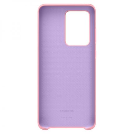 SAMSUNG original silikonski ovitek EF-PG988TPE za SAMSUNG Galaxy S20 Ultra G988 - pink