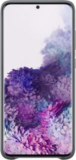 SAMSUNG original usnjen ovitek EF-VG985LJE za SAMSUNG Galaxy S20 Plus G985 - zaščita zadnjega dela - siv