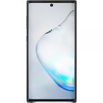 SAMSUNG original usnjen ovitek EF-VN970LBE za SAMSUNG Galaxy Note 10 N970 - zaščita zadnjega dela - črna