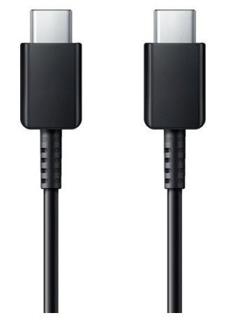 Samsung podatkovni kabel EF-DG977BBE Super Fast Charge Type C na Type C 1m - črn