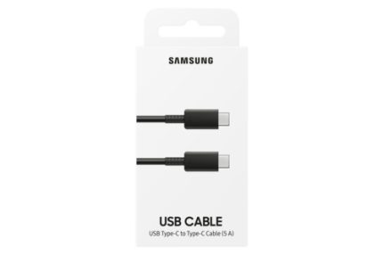 Samsung podatkovni kabel EF-DN975BBE Super Fast Charge Type C na Type C 100W - črn (Blister)