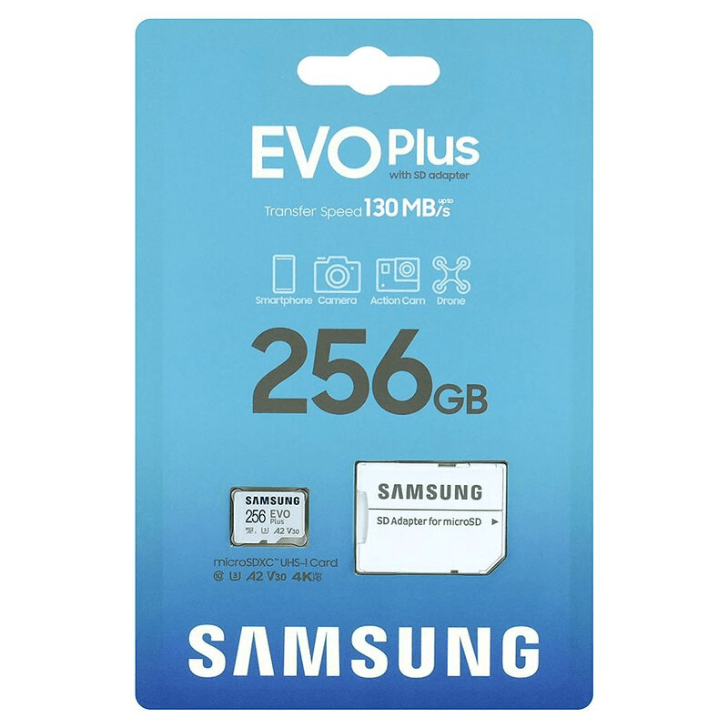 Samsung spominska kartica MicroSDXC EVO Plus 256GB Class 10