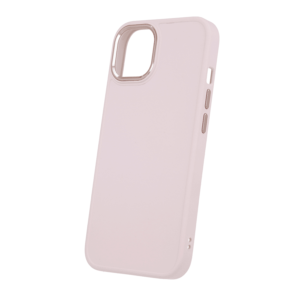 Satin silikonski ovitek za iPhone 14 6.1 -  roza