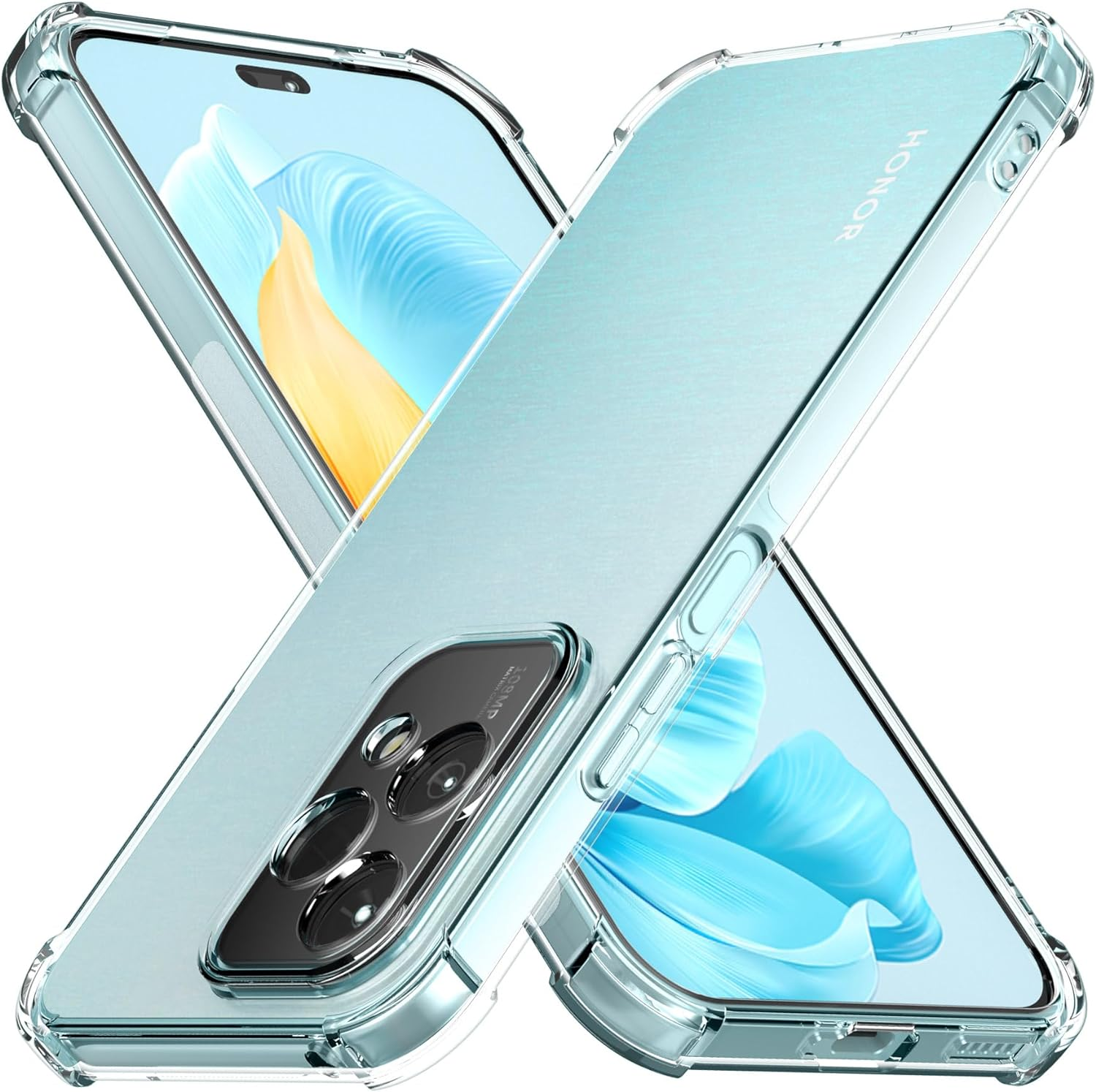 Silikonski ovitek ANTISHOCK za iPhone 16 Pro Max - prozoren