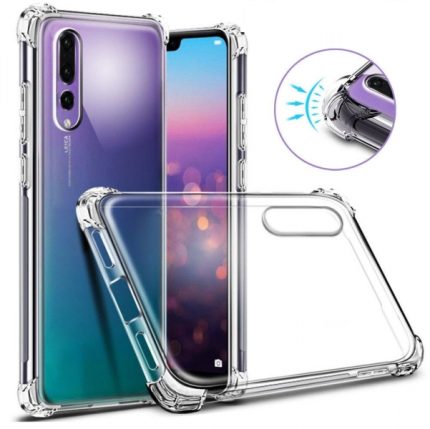 Silikonski ovitek ANTISHOCK za Huawei P30 Lite - prozoren