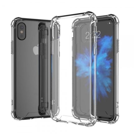 Silikonski ovitek ANTISHOCK za iPhone Xs Max - prozoren