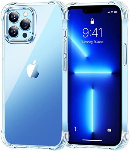 Silikonski ovitek ANTISHOCK za iPhone 13 Pro Max - prozoren