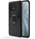 Silikonski ovitek Armor Ring za Xiaomi Mi 11 - črn