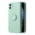 Silikonski ovitek Liquid Ring za iPhone 13 Pro Max - mint