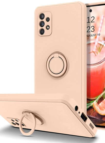 Silikonski ovitek Liquid Ring za Xiaomi 12 - roza