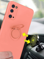 Silikonski ovitek Liquid Ring za Xiaomi 12 - roza