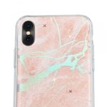 Silikonski ovitek Marmor za iPhone 11 Pro Max - roza