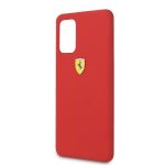 Silikonski ovitek Scuderia Ferrari FESSIHCS67RE za Samsung Galaxy S20 Plus G985 - rdeč