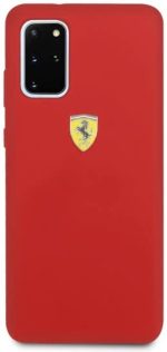 Silikonski ovitek Scuderia Ferrari FESSIHCS67RE za Samsung Galaxy S20 Plus G985 - rdeč