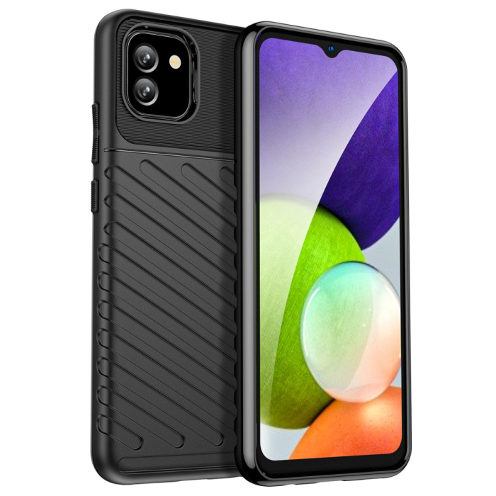 Silikonski ovitek Thunder Armor za Samsung Galaxy A03 LTE A035 - črn