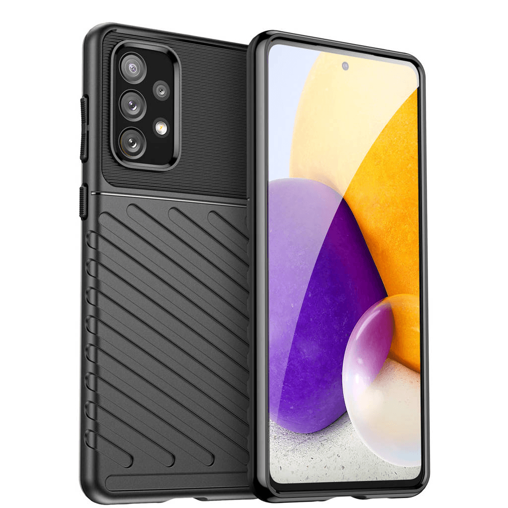 Silikonski ovitek Thunder Armor za Samsung Galaxy A24 - črn