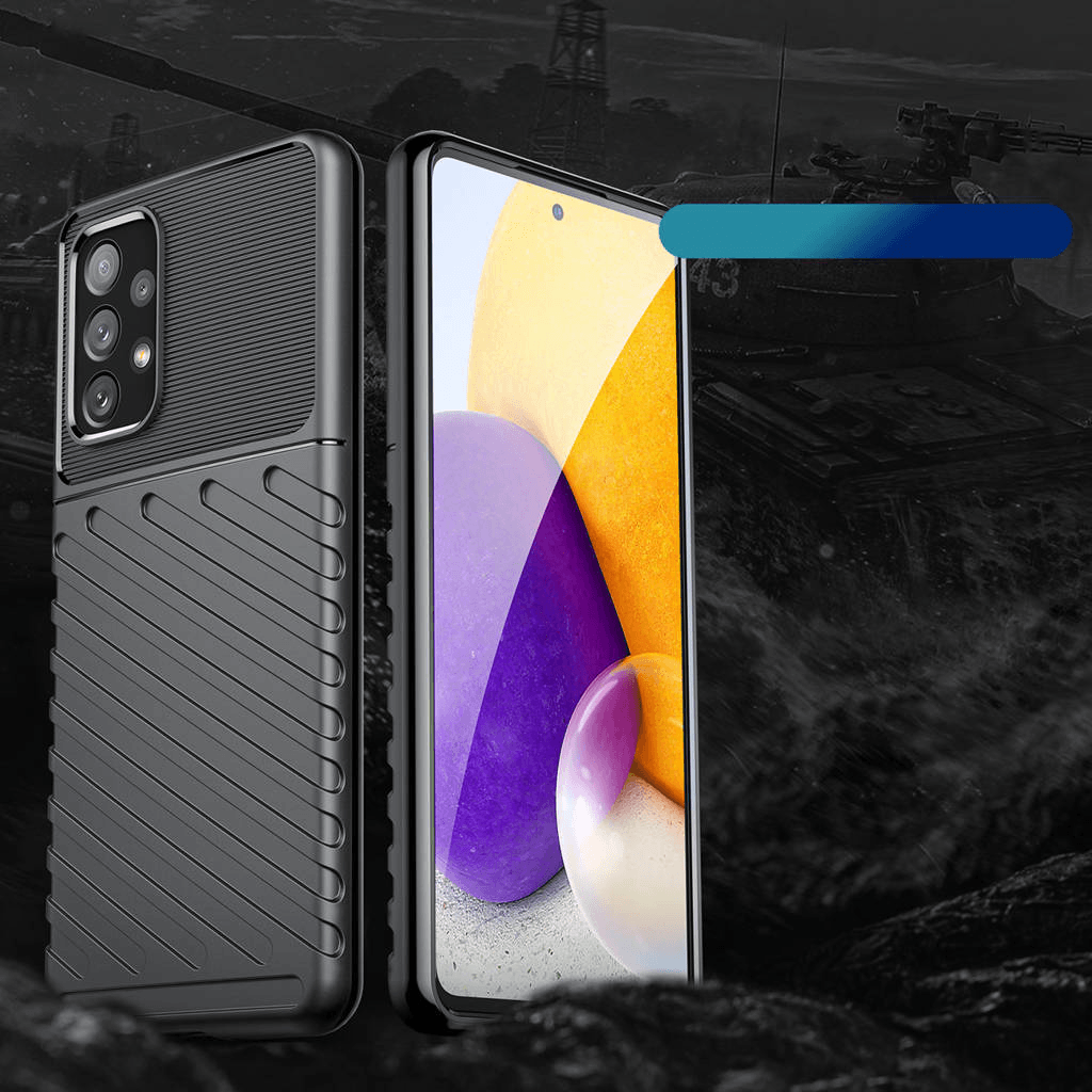 Silikonski ovitek Thunder Armor za Samsung Galaxy A24 - črn