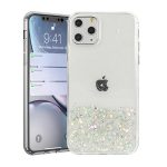 Silikonski ovitek z bleščicami SPARKLE za iPhone 13 6.1 - prozoren