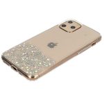 Silikonski ovitek z bleščicami SPARKLE za iPhone 13 Mini - prozoren