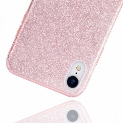 Silikonski ovitek z bleščicami Bling za iPhone 11 Pro Max pink