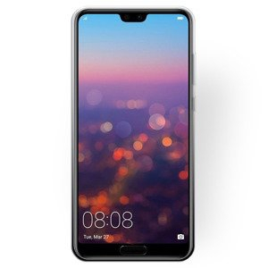 Silikonski ovitek z bleščicami Bling 2v1 za Huawei P40 Pro - srebrno siv