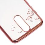 Silikonski ovitek z rožicami za Samsung Galaxy S10 G973 - pink