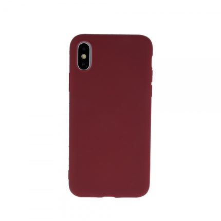 Silikonski ovitek za Huawei P Smart Pro - mat bordo rdeč