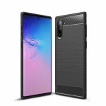 Silikonski ovitek za Samsung Galaxy Note 10 N970 - mat carbon črn