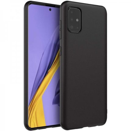 Silikonski ovitek za Samsung Galaxy A71 A715 - mat črn