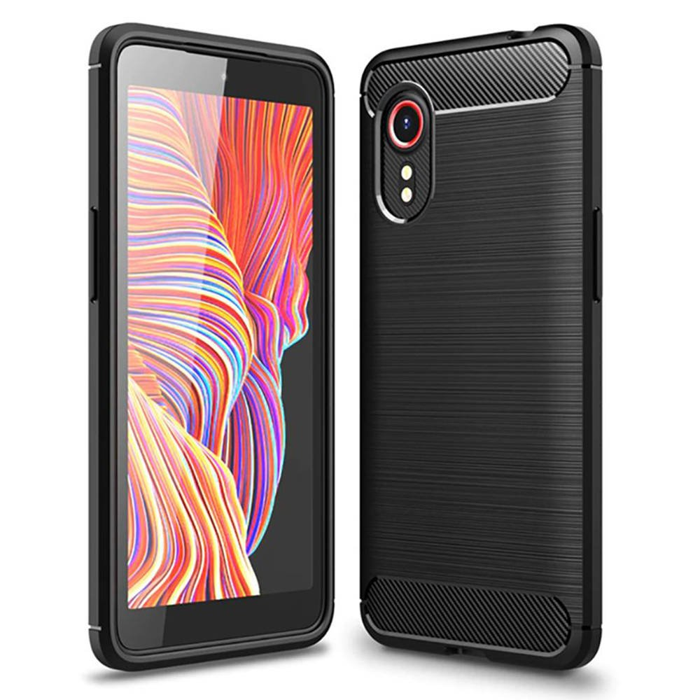 Silikonski ovitek za Samsung Galaxy Xcover 7 - mat carbon črn