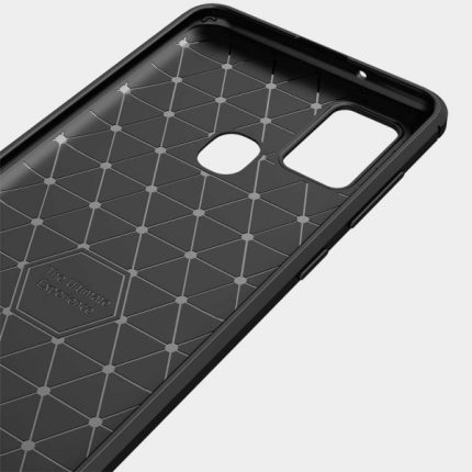 Silikonski ovitek za Samsung Galaxy A41 A415 - mat carbon črn